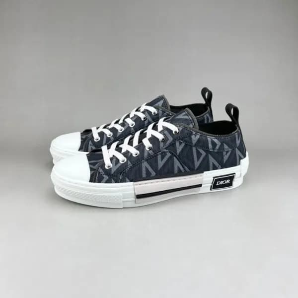디올 남/녀 네이비 스니커즈 - Dior Unisex Navy Sneakers - di43… - 1