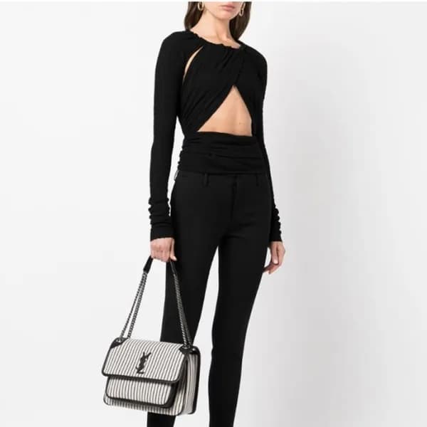 입생로랑 여성 블랙 숄더백 - Saint Laurent Womens Black Should… - 1