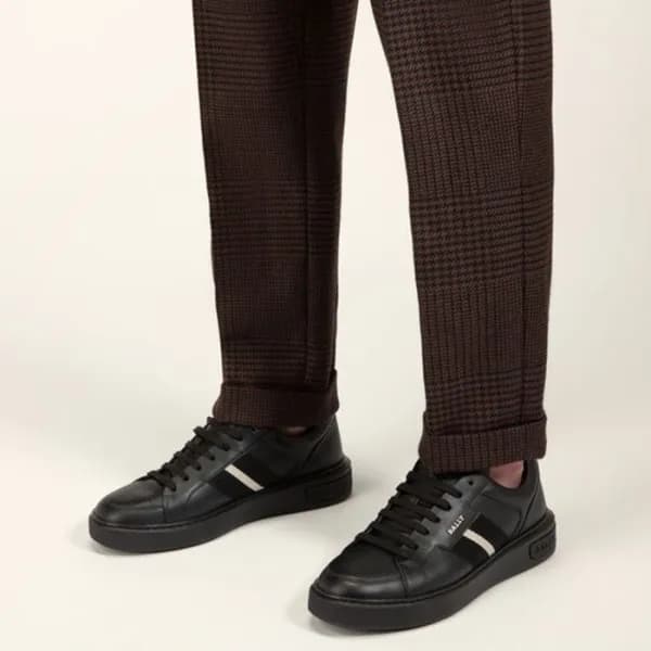 발리 남성 블랙 스니커즈 - Bally Mens Black Sneakers - bal166… - 1