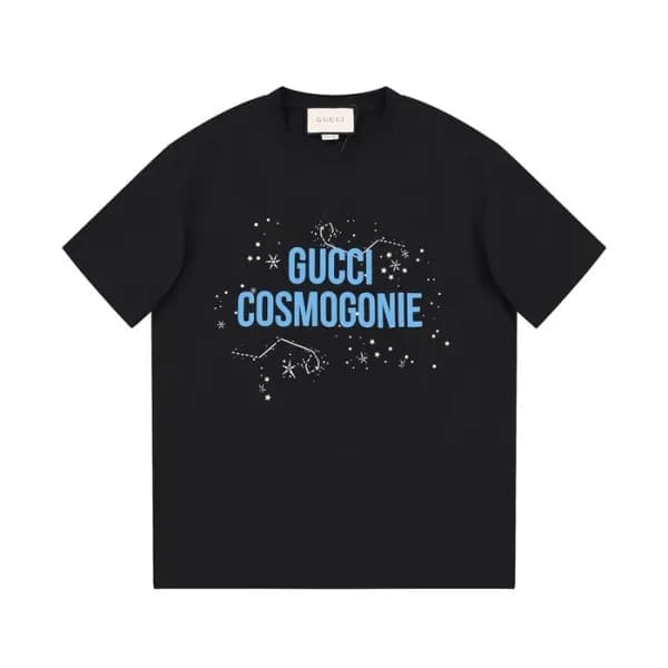 구찌 남/녀 블랙 크루넥 반팔티 - Gucci Unisex Black Short sleev… - 1