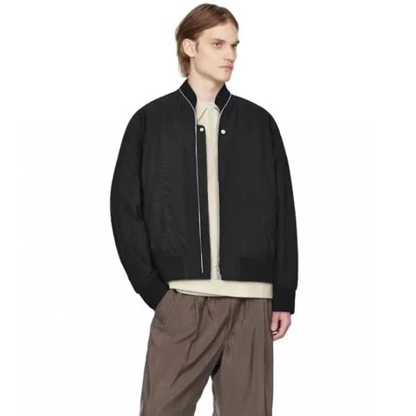 질샌더 남성 베이직 블랙 자켓 - Jil Sander Mens Black Jackets -… - 1