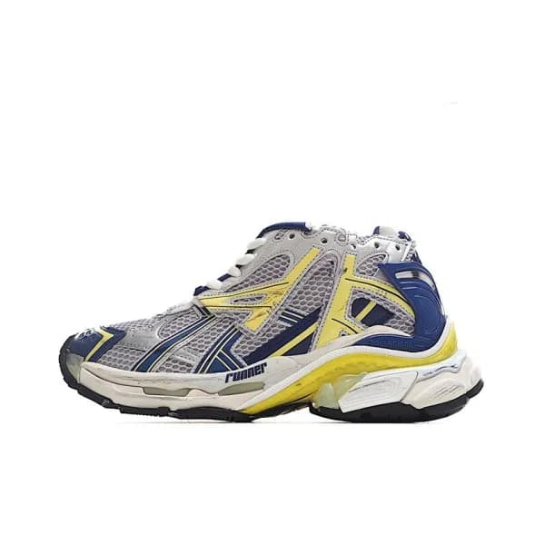 발렌시아가 남/녀 네이비 러너 - Balenciaga Mens Navy Sneakers -… - 1