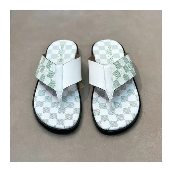 루이비통 남성 그린 슬리퍼 - Louis vuitton Mens Green Slippers… - 1