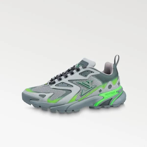 루이비통 남성 그레이 스니커즈 - Louis vuitton Mens Gray Sneaker… - 1