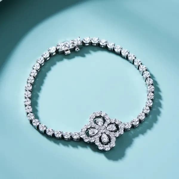 티파니 여성 화이트 골드 팔찌 - Tiffany Womens White Gold Bangl… - 1