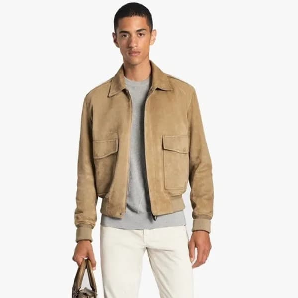 벨루티 남성 카멜 가죽 자켓 - Berluti Mens Camel Jackets - ber… - 1