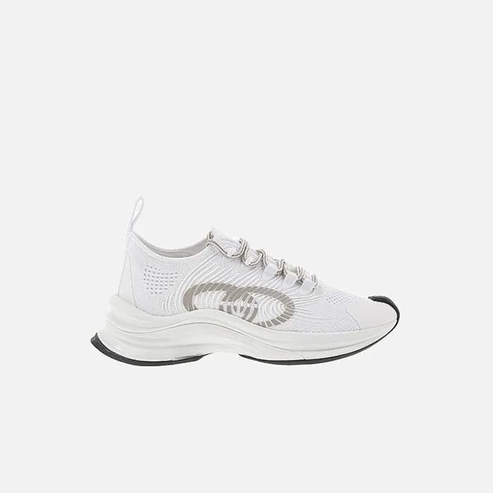구찌 남/녀 화이트 런 스니커즈 【매장-130만원대】 - Gucci Unisex White… - 1