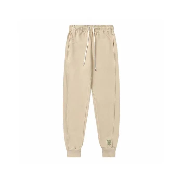 로에베 남성 캐쥬얼 베이지 팬츠 - Mens Beige Pants - loe800x - 1