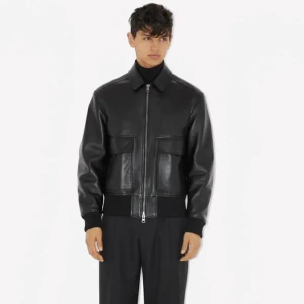 버버리 남성 가죽 자켓 - Burberry Mens Leather Jackets - bu3… - 1