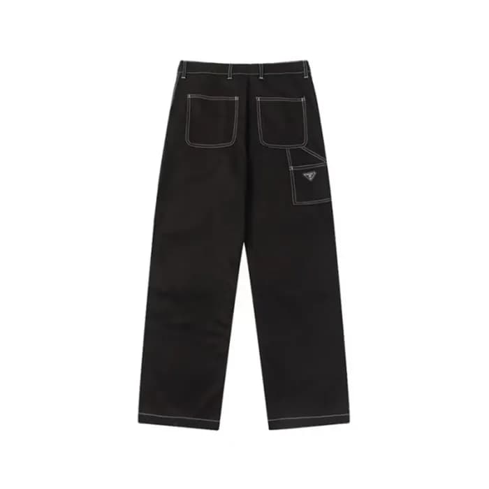 프라다 남성 캐쥬얼 블랙 청바지 - Prada Mens Black Jeans - pr767… - 1
