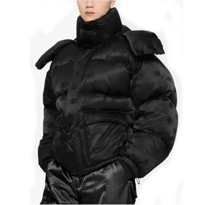 돌체앤가바나 남성 블랙 패딩 - Dolce&Gabbana Mens Black Down Pa… - 1
