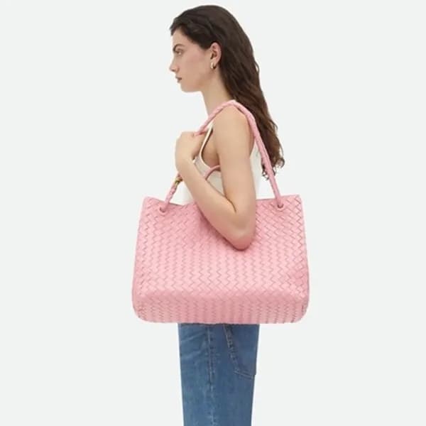 보테가베네타 여성 핑크 안디아모 - Bottega Veneta Womens Pink And… - 1