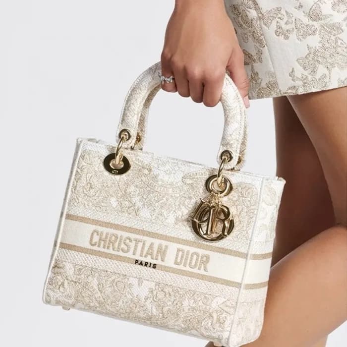 디올 여성 골드 레이디 백 - Dior Womens Gold Lady Bag - dib54… - 1