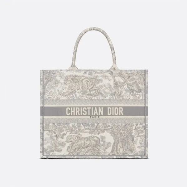 디올 여성 그레이 북토트 - Dior Womens Gray Book Tote - dib84… - 1
