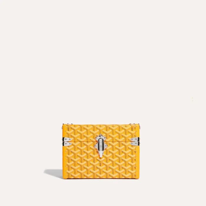 고야드 남/녀 옐로우 카세트 트렁크 백 - Goyard Unisex Cassette Tru… - 1