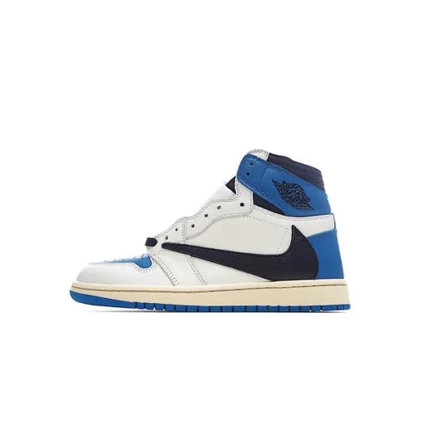 나이키 남/녀 블루 하이탑 스니커즈 - Nike Air Jordan 1 Unisex Sne… - 1