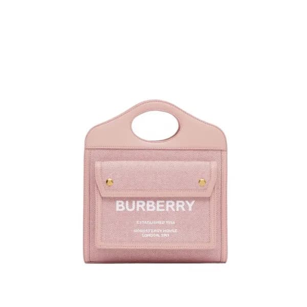 버버리 여성 핑크 토트백 - Burberry Womens Pink Tote Bag - bu… - 1