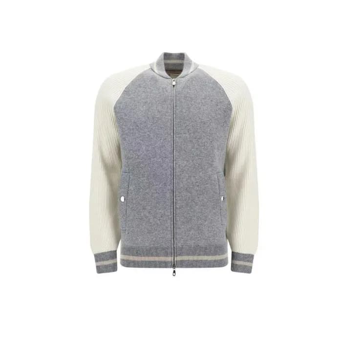 브루넬로쿠치넬리 남성 니트 재킷 - Brunello Cucinelli Mens Knit J… - 1