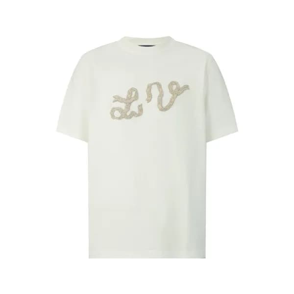 루이비통 남성 라운드 반팔 티셔츠 - Louis vuitton Mens Round Tshi… - 1