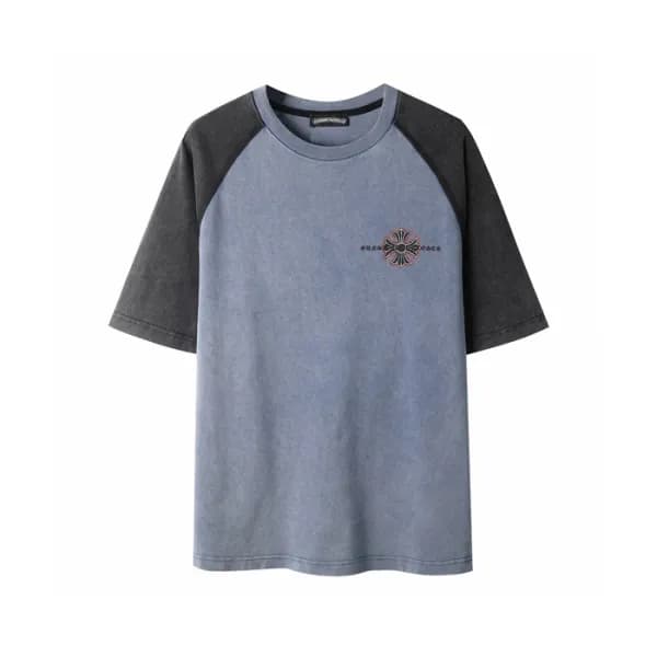 크롬하츠 남성 라운드 반팔티 - Chrom Hearts Mens Round Tshirt -… - 1