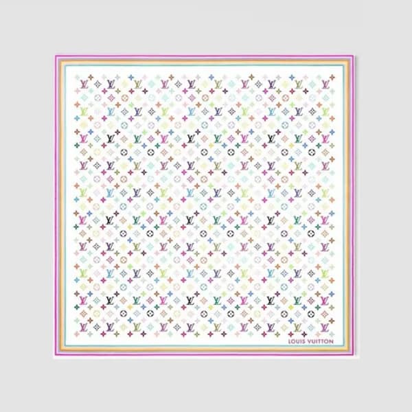 루이비통 여성 실크 스카프 - Louis vuitton Womens Silk Scarf -… - 1