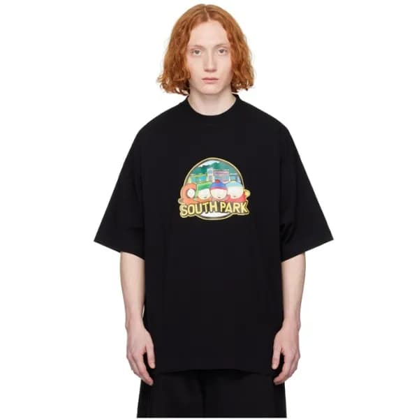 베트멍 남/녀 라운드 반팔 티셔츠 - Vetements Unisex Oversize Tsh… - 1