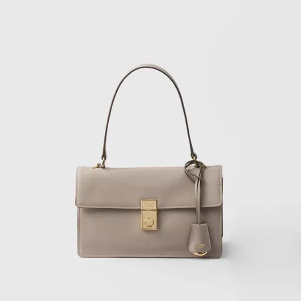 프라다 여성 프라다 소프트 사운드 미디엄 가죽 숄더백 1BN023 - Prada Women… - 1