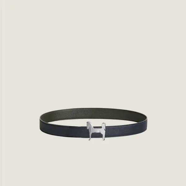 에르메스 남성 Punache 홀스 버클 리버서블 벨트 - Hermes Mens Punahc… - 1