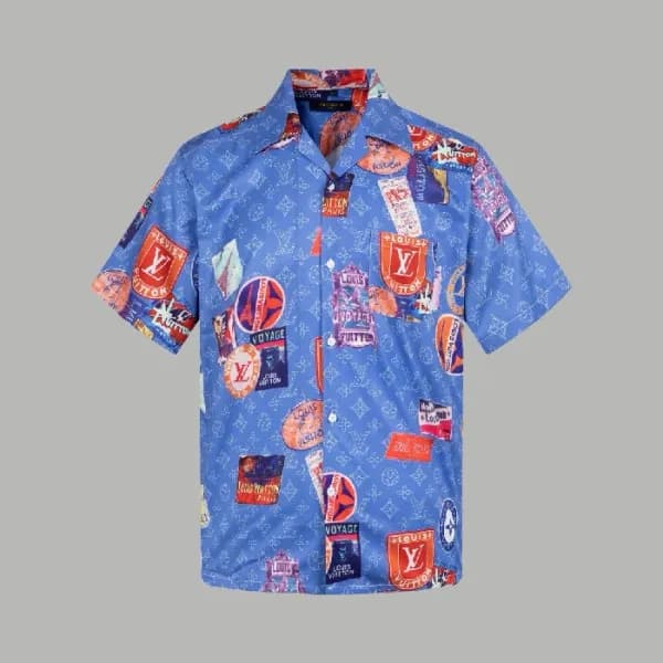 루이비통 남성 반팔 셔츠 - Louis vuitton Mens Polo Shirts - l… - 1
