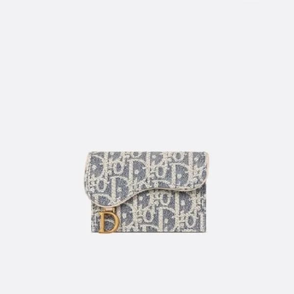 디올 여성 새들 플랩 지갑 S5611 - Dior Womens Saddle Card Wal… - 1