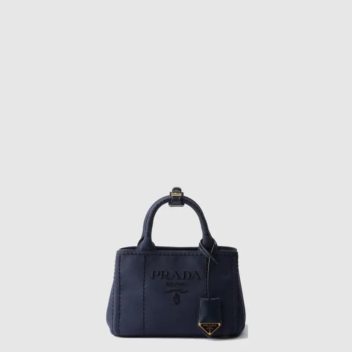 프라다 여성 코튼 캔버스 미니 핸드백 1BA038 - Prada Womens Cotton … - 1