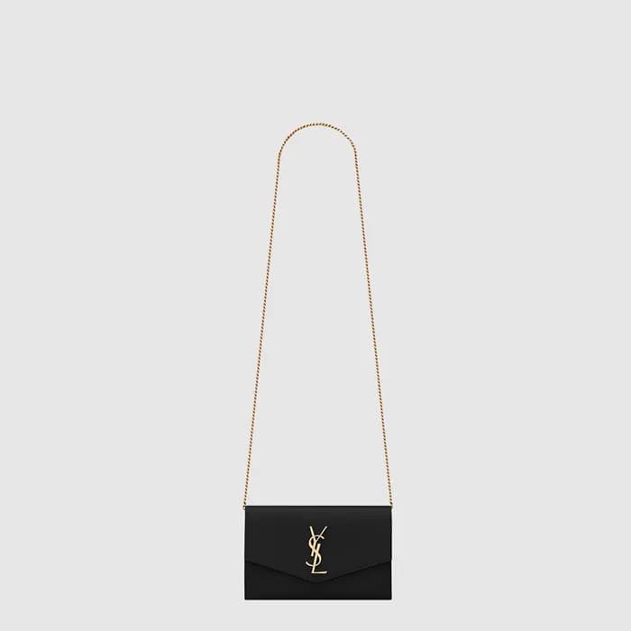 입생로랑 여성 마이크로 업타운 체인 지갑 - Saint Laurent Womens Upto… - 1