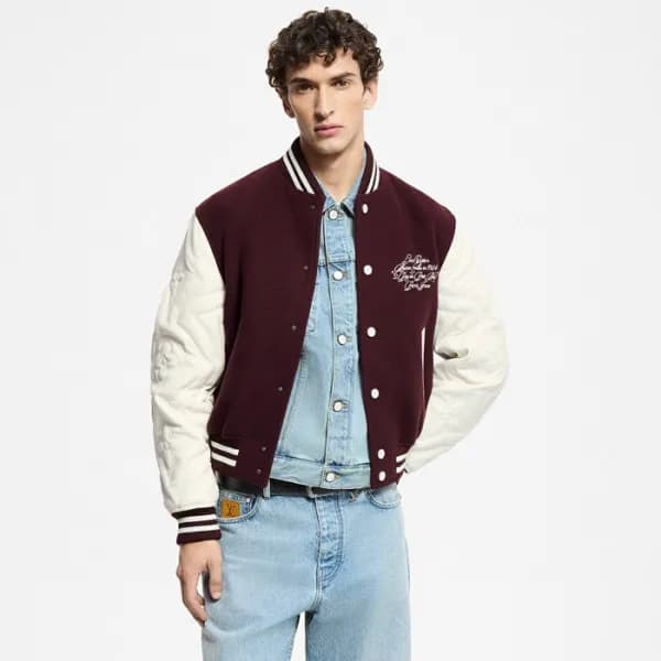 루이비통 남성 가죽 재킷 - Louis vuitton Mens Leather Jacket … - 1