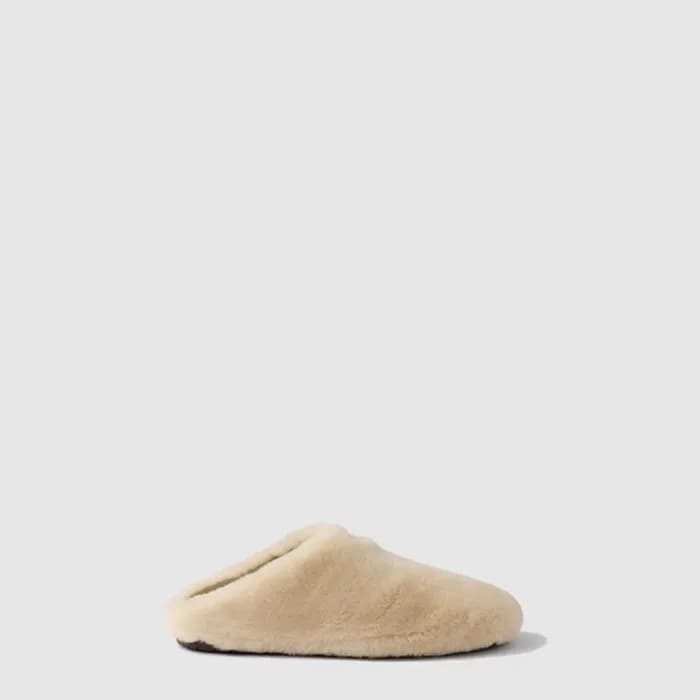 프라다 여성 시어링 뮬 - Prada Womens Shearling Mule - prs86… - 1
