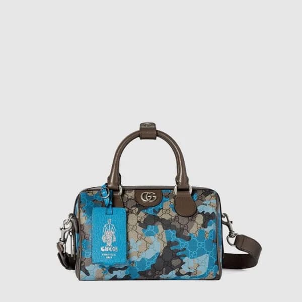 구찌 남성 GG 스몰 더플백 - Gucci Mens GG Small Duffle Bag -… - 1