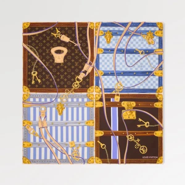 루이비통 여성 스퀘어 스카프 - Louis vuitton Womens Square Scar… - 1