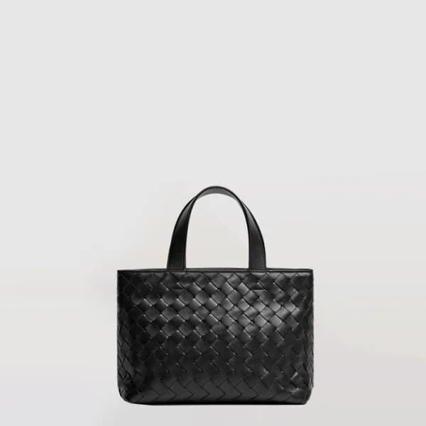 보테가 베네타 남성 미니 인트레치아토 지퍼 토트 백 - Bottega veneta Mens… - 1