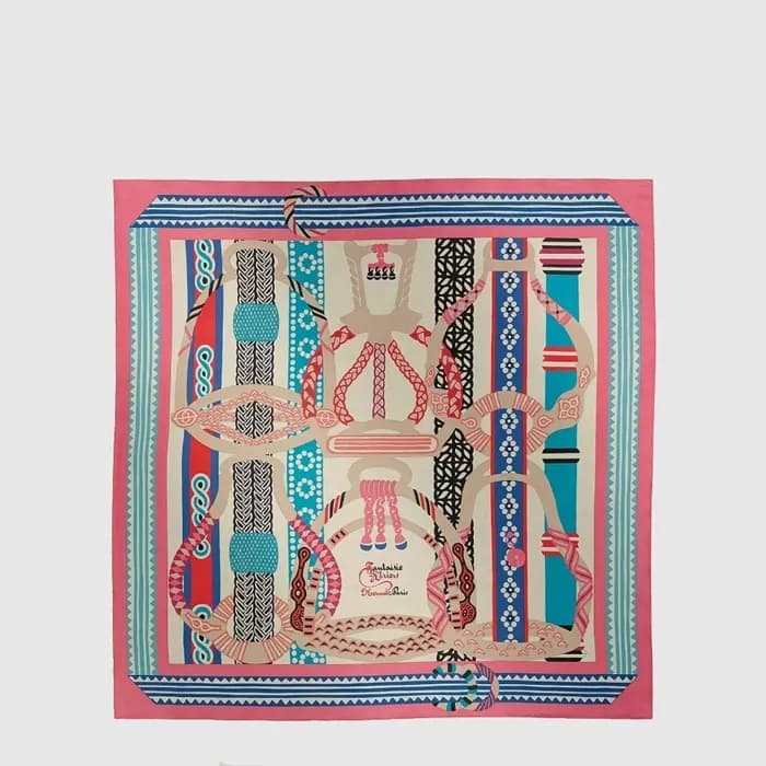에르메스 여성 스퀘어 숄 - Hermes Womens Fantaisie dEtriers Shawl - acc8803x - 1