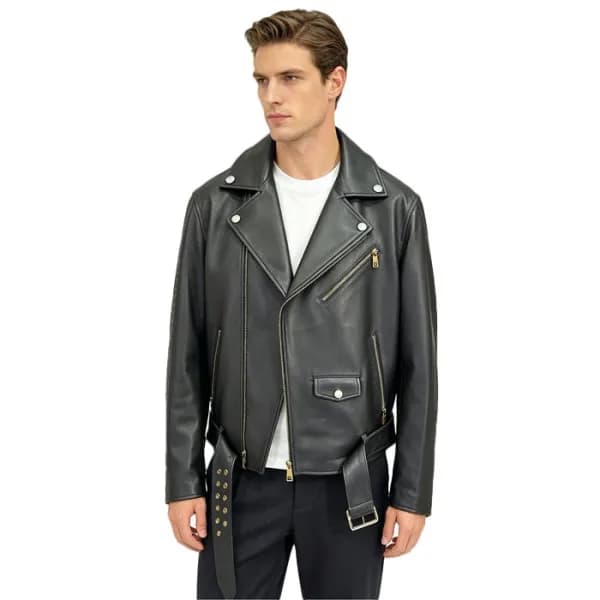 루이비통 남성 가죽 자켓 - Louis vuitton Mens Leather Jacket - lvc16843x - 1