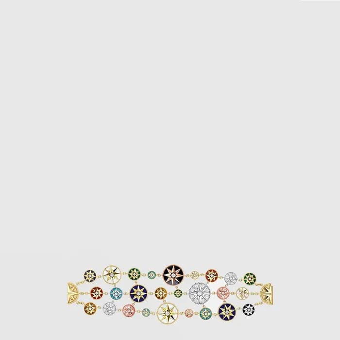 디올 여성 로즈 데 방 커프 브레이슬릿 - Dior Womens Rose des Vents Cuff Bracelet - acc9468x - 1