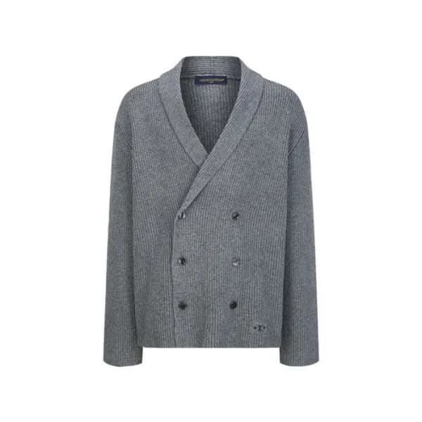 루이비통 남성 브이넥 가디건 - Louis vuitton Mens V-neck Cardigan - lvc17974x - 1