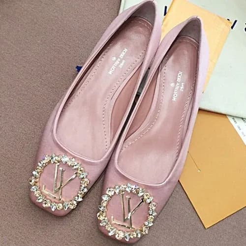 LOUIS VUITTON 2018 LADIES SILK LOGO PUMPS - 루이비통 로… - 1