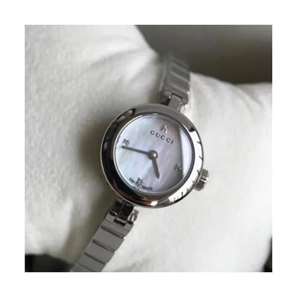 GUCCI LADIES SWISS QUARTZ - 구찌 레이디스 스위스 쿼츠,실버 - 1