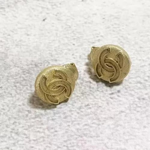 CHANEL Yellow Gold Earring - 샤넬 여성용 18k도금 옐로우 골… - 1