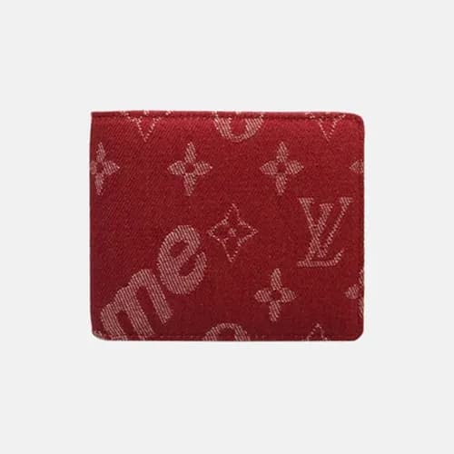 Louis Vuitton 2018 Supreme Brazza Monogram Wallet … - 1