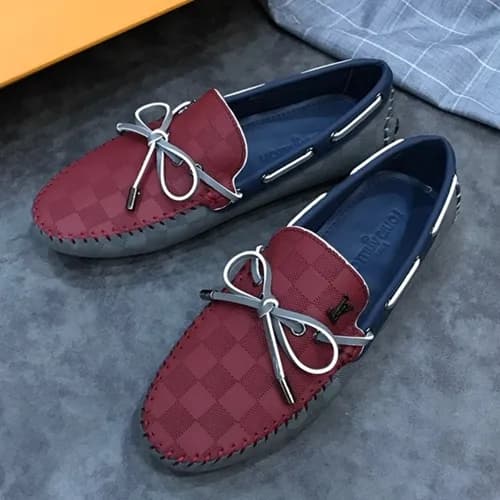 LOUIS VUITTON 2018 MENS RIBBON LEATHER LOAFER - 루… - 1