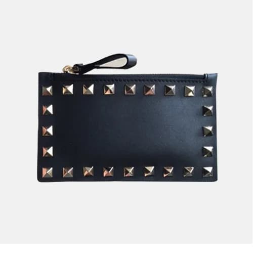 Valentino 2018 Rockstud Leather Card Cace - 발렌티노 신… - 1