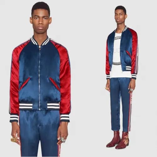 Gucci 2018 Mens Cotton Both-sides Jacket - 구찌 남성 블… - 1