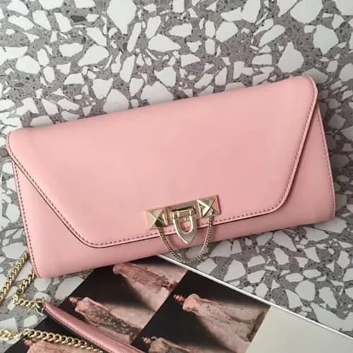 Valentino Garavani Leather Flap Shoulder Bag,27CM … - 1