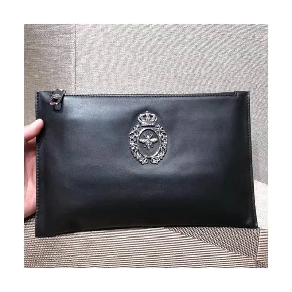 Dolce&Gabbana Leather Clutch Bag ,28CM - 돌체 앤 가바나 … - 1